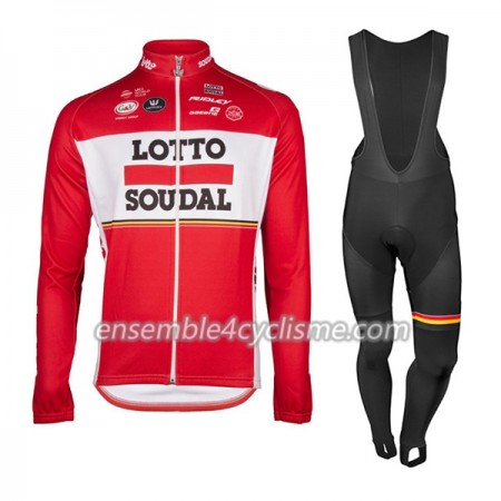 Tenue Maillot M/L + Collant à Bretelles 2017 Lotto Soudal N001